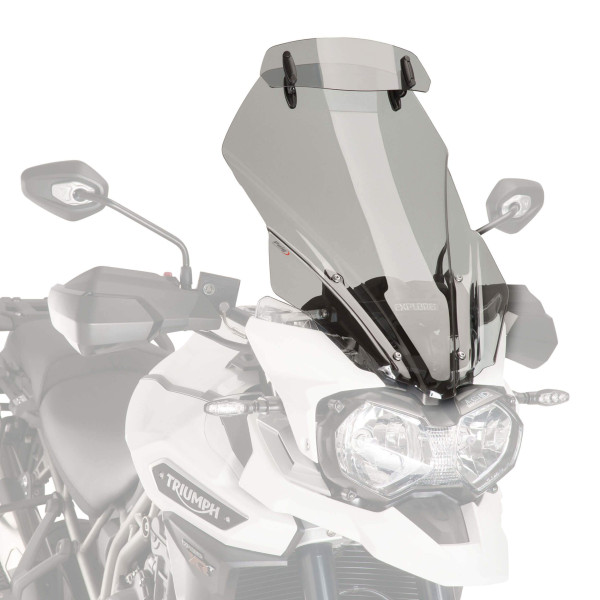 Puig Puig touring screen with visor | light smoke | triumph explorer 1200 xc/xcx/xra/low 2016>2017